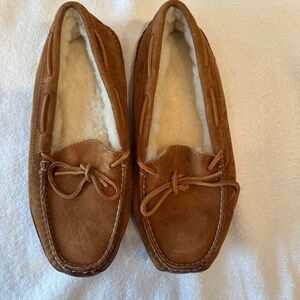 Women’s L.L. Bean Brown Double Sole Leather Moccasins Size 7